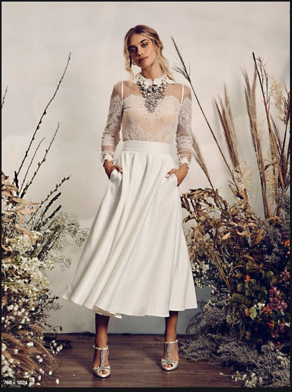 Catherine Deane Jordan Skirt BHLDN Nearly Newlywed