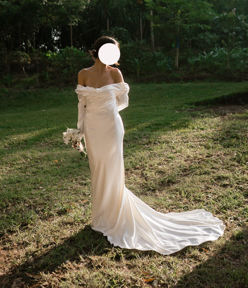 green midi dress wedding guest Colorado Soft Satin | Emerald All Products Off Shoulder Wedding Dress Size:15-16Y (38) or other small items