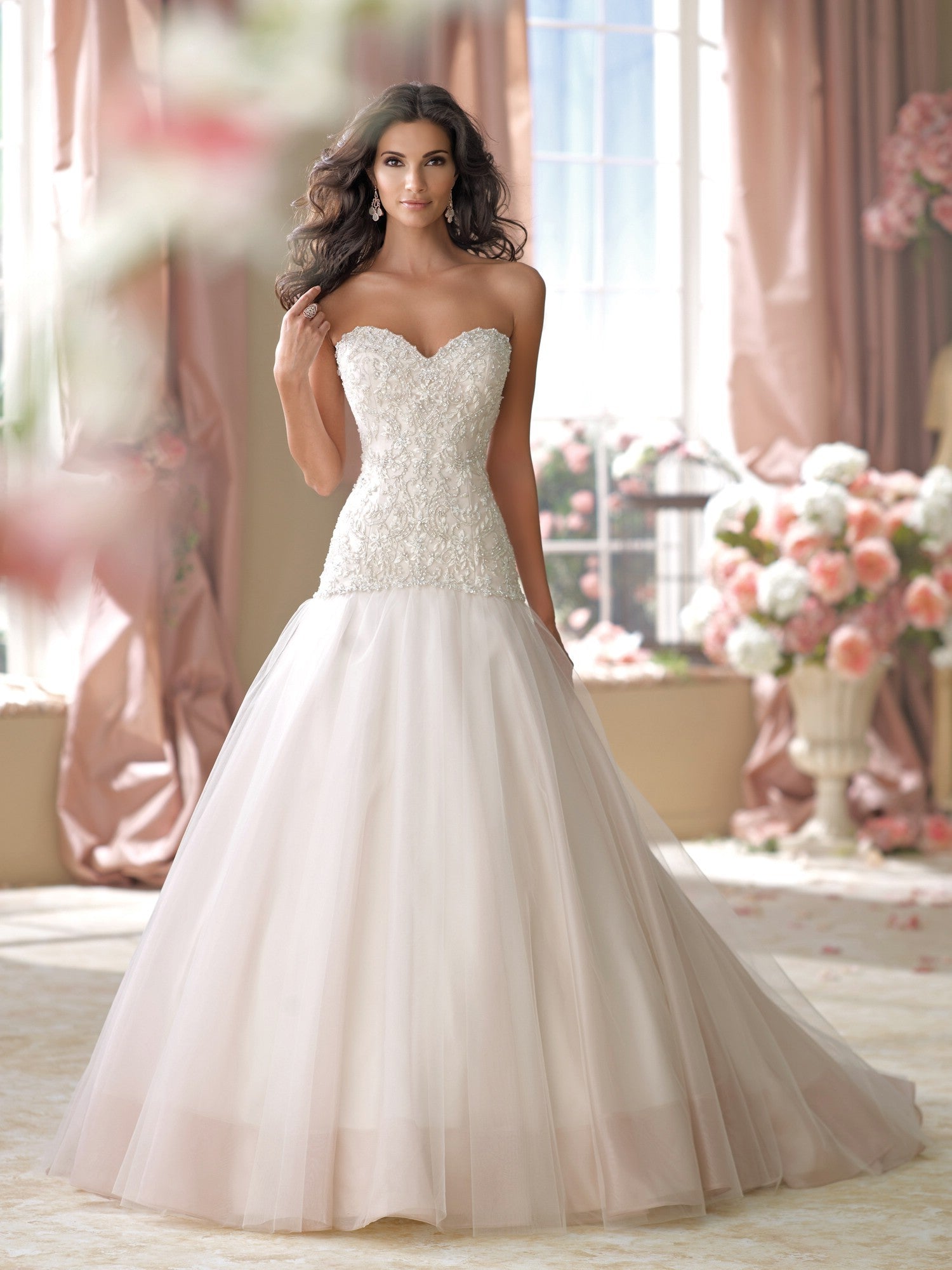 chinese dress ladies David Tutera Style 117280, Salon Sample – cherishedbridals