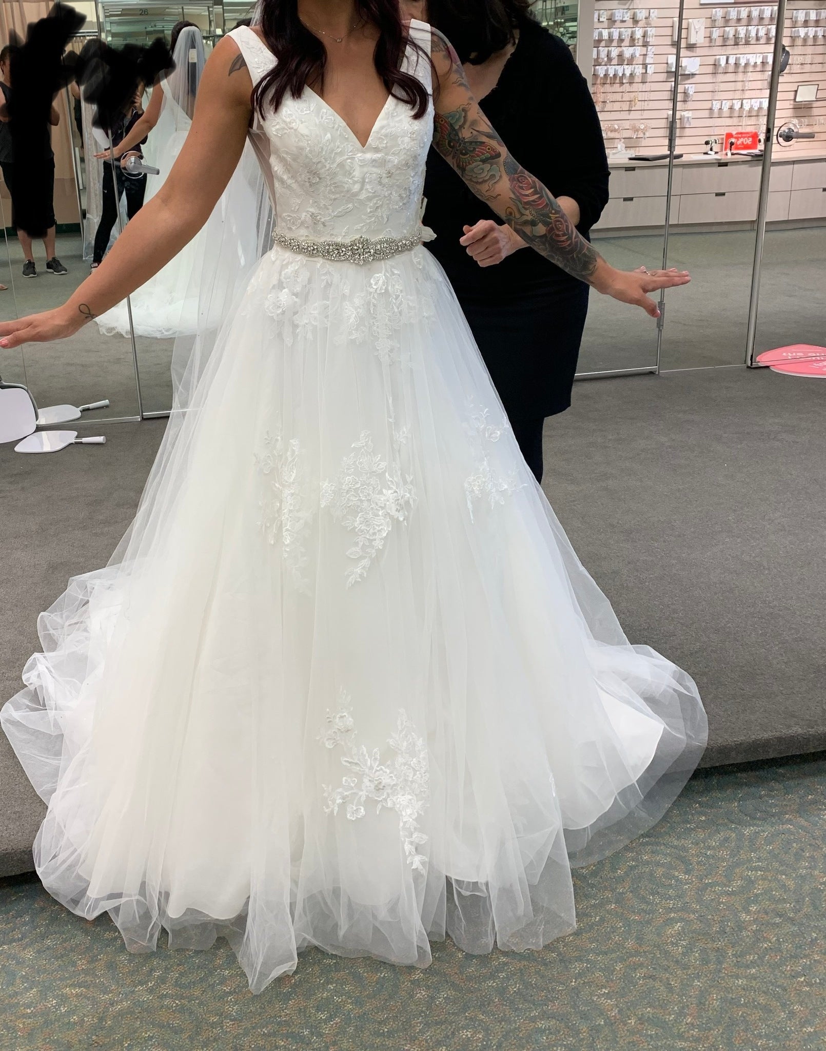 Davids Bridal Wedding Dresses 2019 Fall David's Bridal WG3877