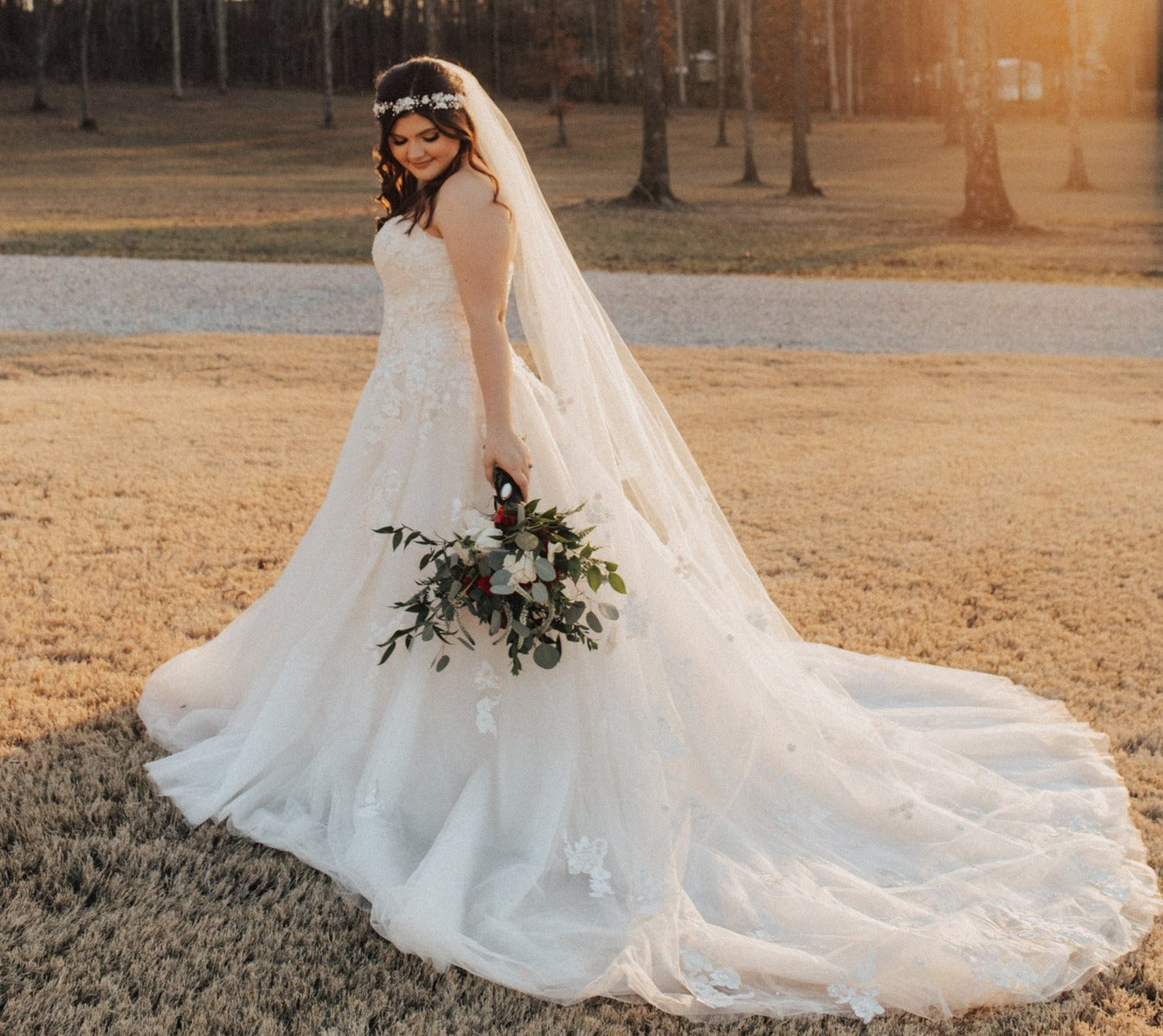 David's Bridal V3902 – Nearly Newlywed
