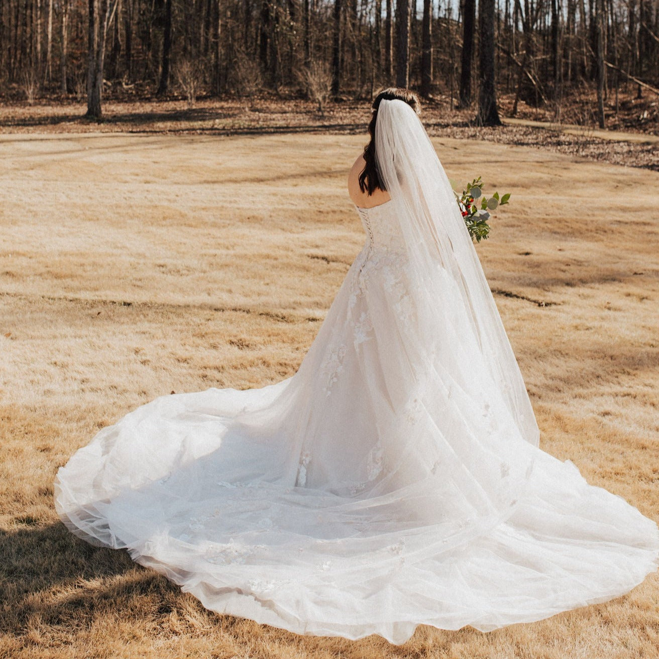 David's Bridal V3902 – Nearly Newlywed