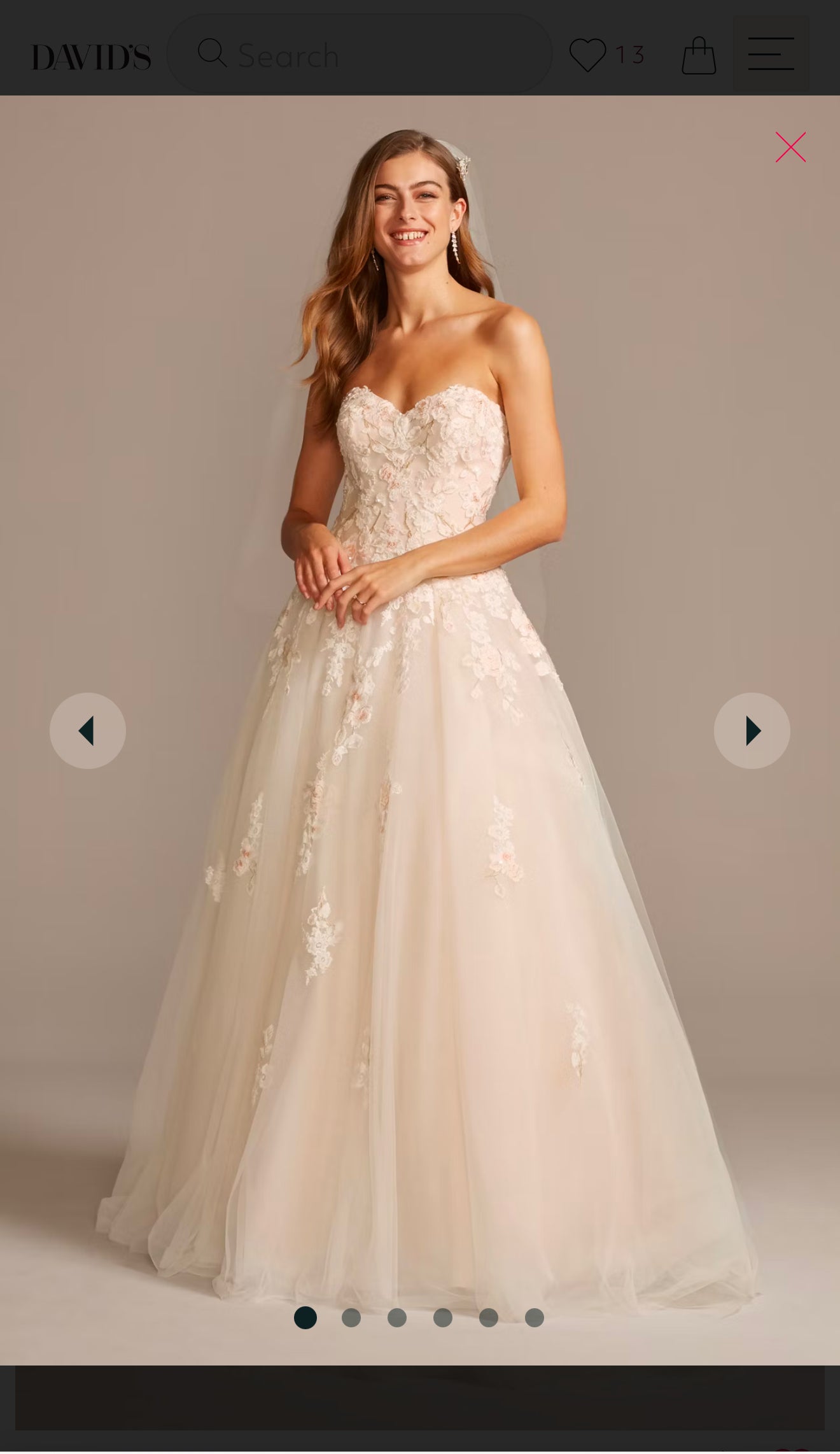 David's Bridal V3902, V825 – Nearly Newlywed