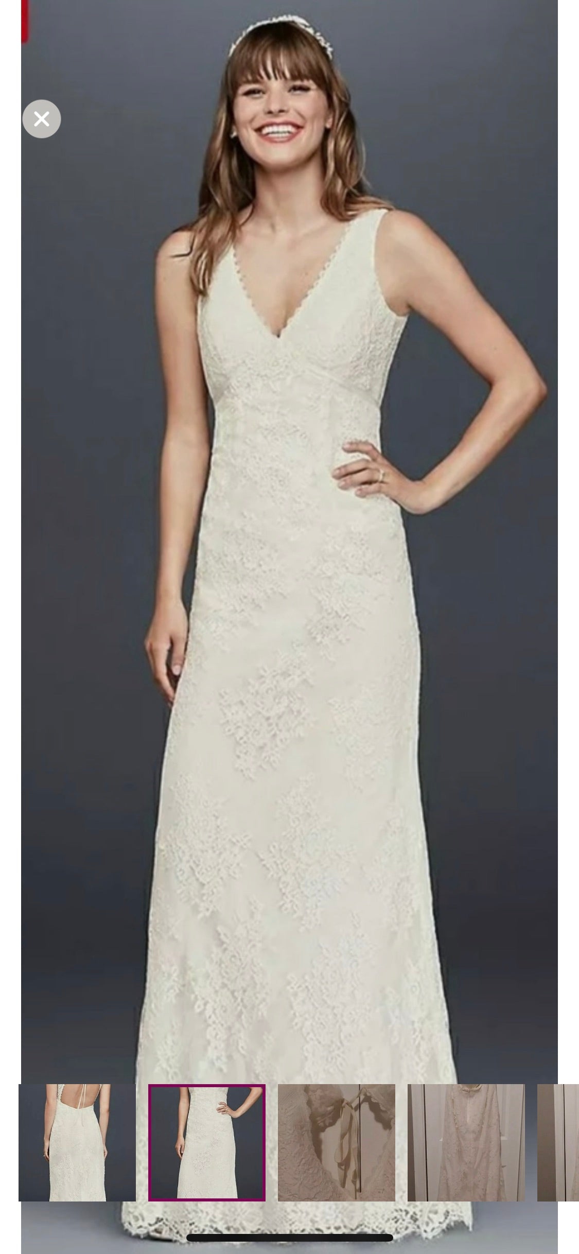 David's Bridal Galina – Nearly Newlywed