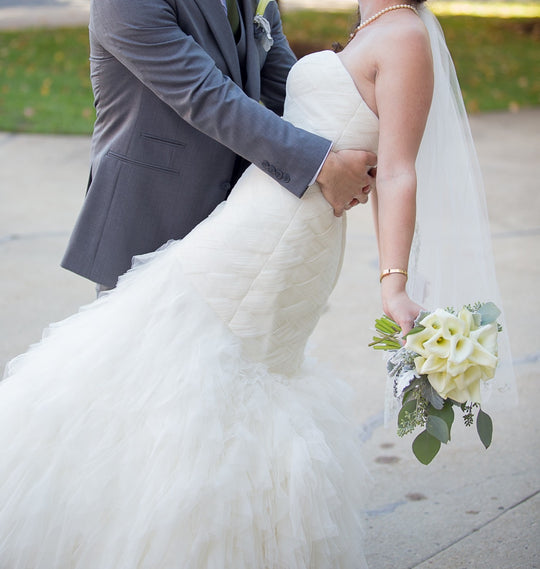 David's Bridal Galina Signature in Cream, Swg523