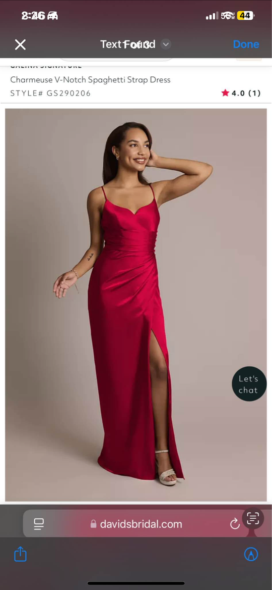 David's Bridal GS290206