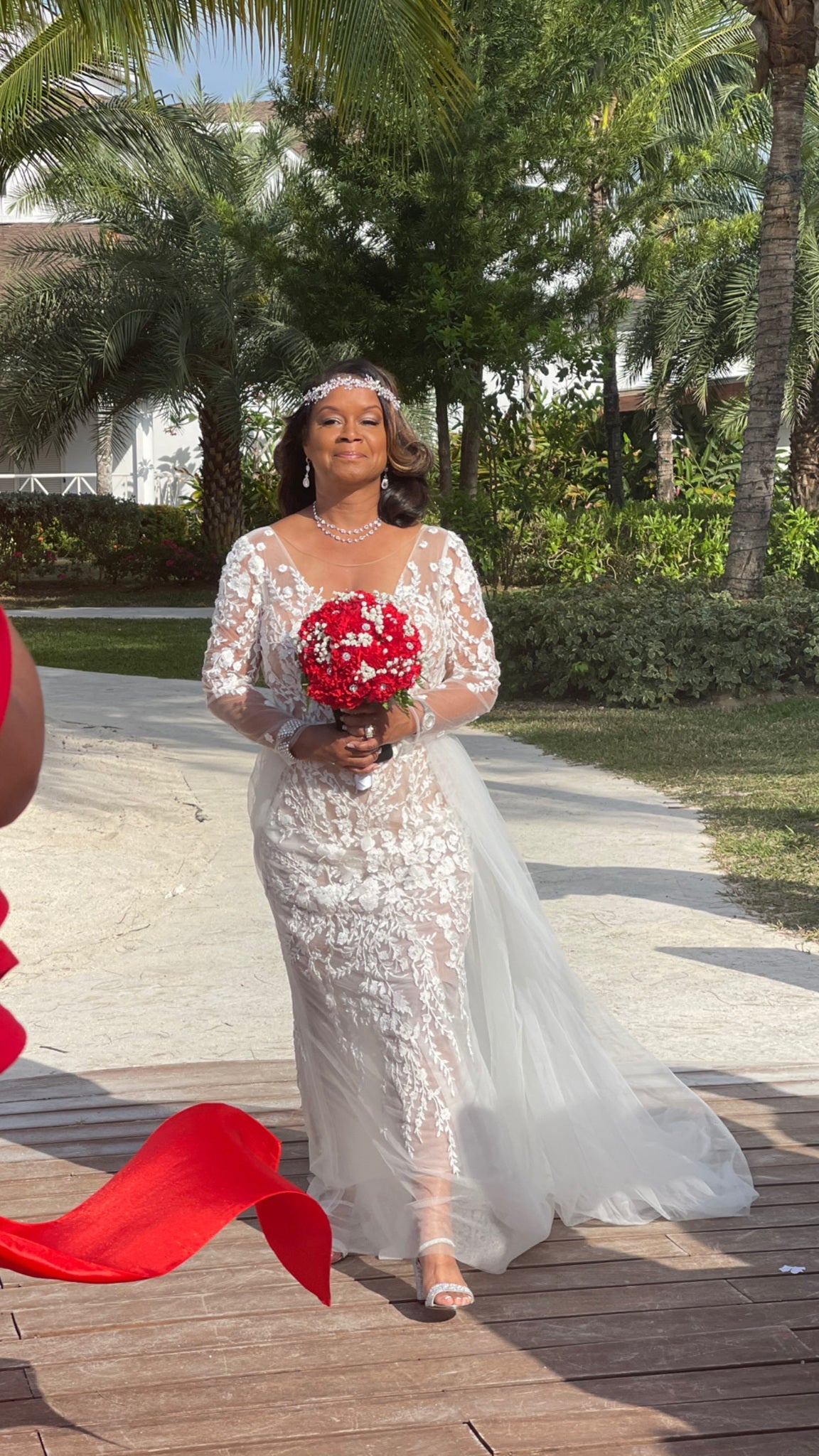 Galina Signature White Illusion Floral Embroidered Wedding Dress Size 4 Illusion  Sequin Floral Applique Wedding Dress