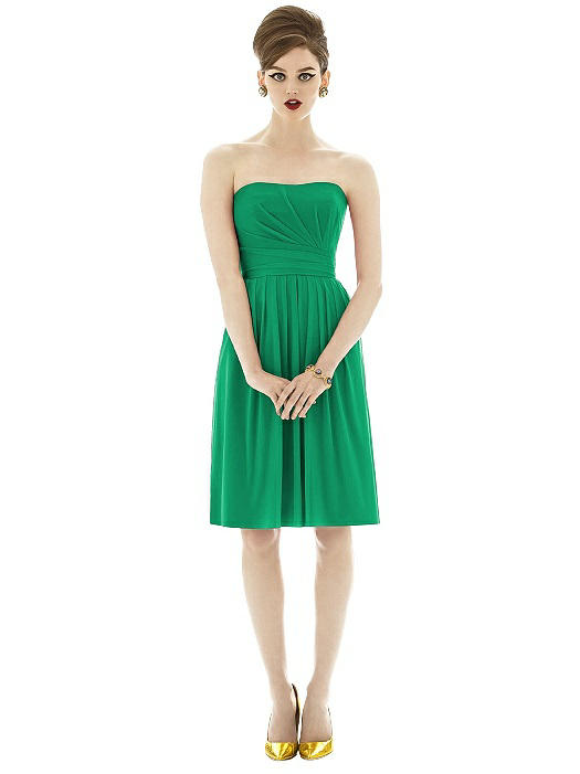 green emerald velvet dress Dessy d650 – Nearly Newlywed