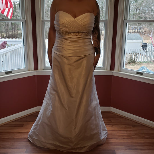 Eden Bridals Strapless Lattice Sweetheart Corset Bodice