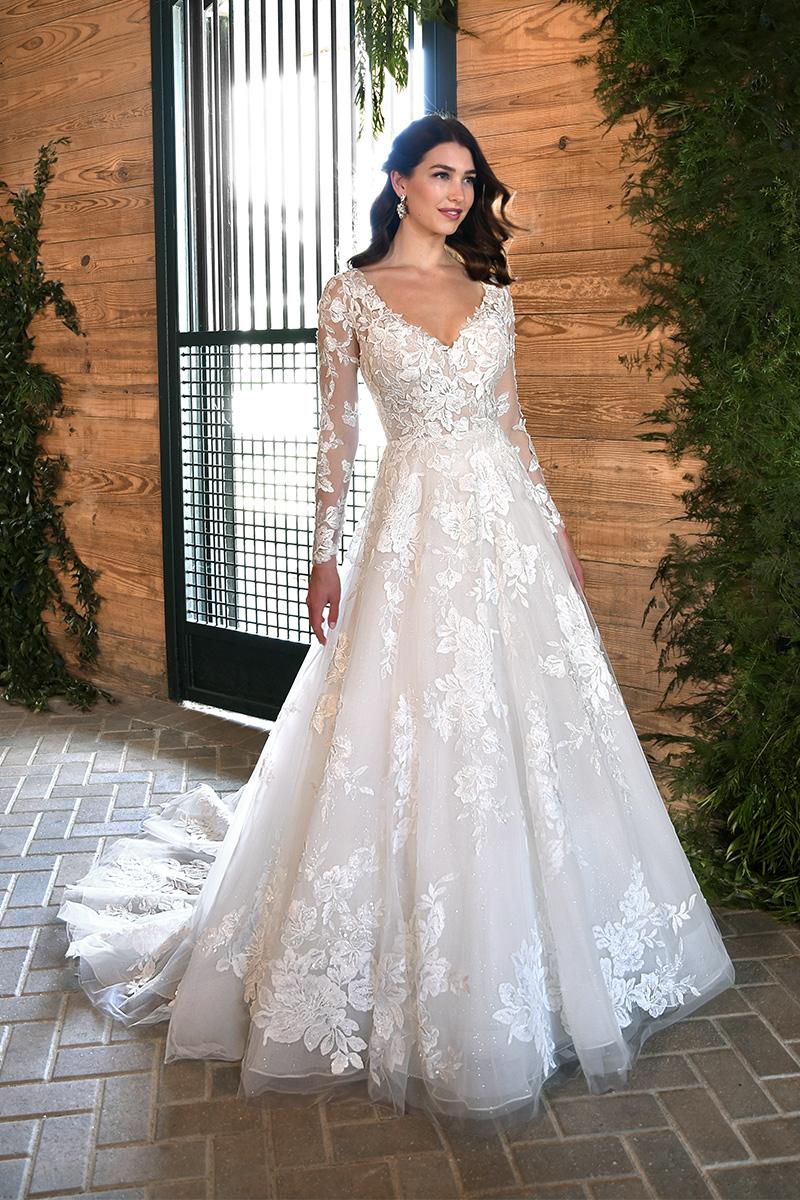 essense of australia long sleeve wedding dress Essense of Australia D3358 – Nearly Newlywed