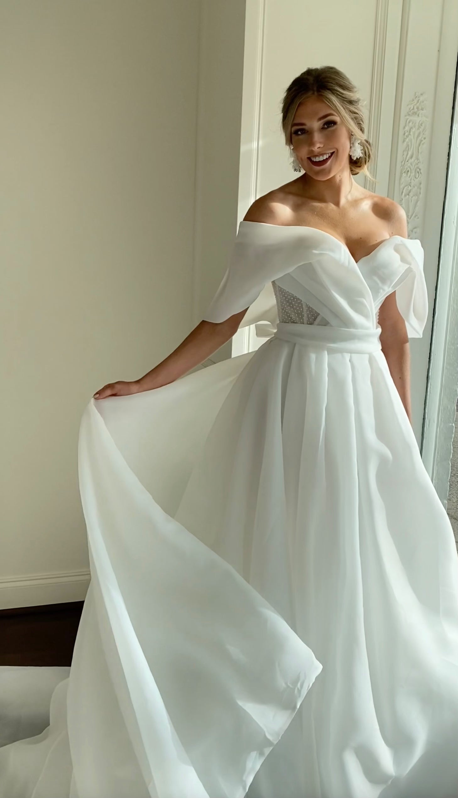eva lendel off the shoulder dress Eva Lendel Darling – Nearly Newlywed