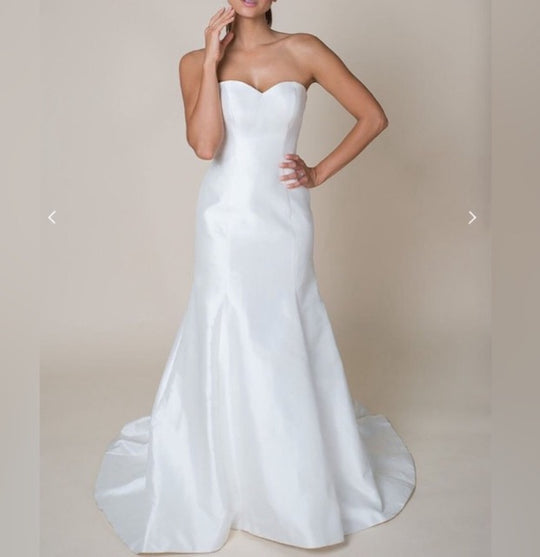 Heidi Elnora Coco Marie/Sz 8 unaltered/100% Shantung Silk (upgraded not poly)