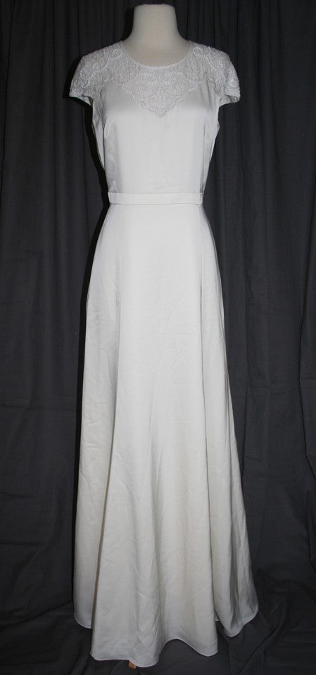 j crew wedding dress J. Brookes – Nearly Newlywed Dusty Blue Heather Short Fall 24 Preview Style:01622