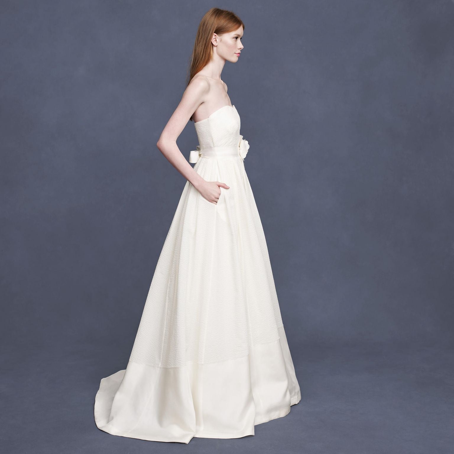 j crew silk wedding dress J Crew, Karlie Used Wedding Dress Save 65%