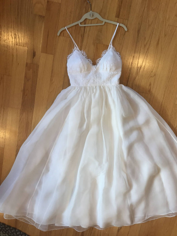Crew Principessa gown in lace and organza – Nearly Newlywed