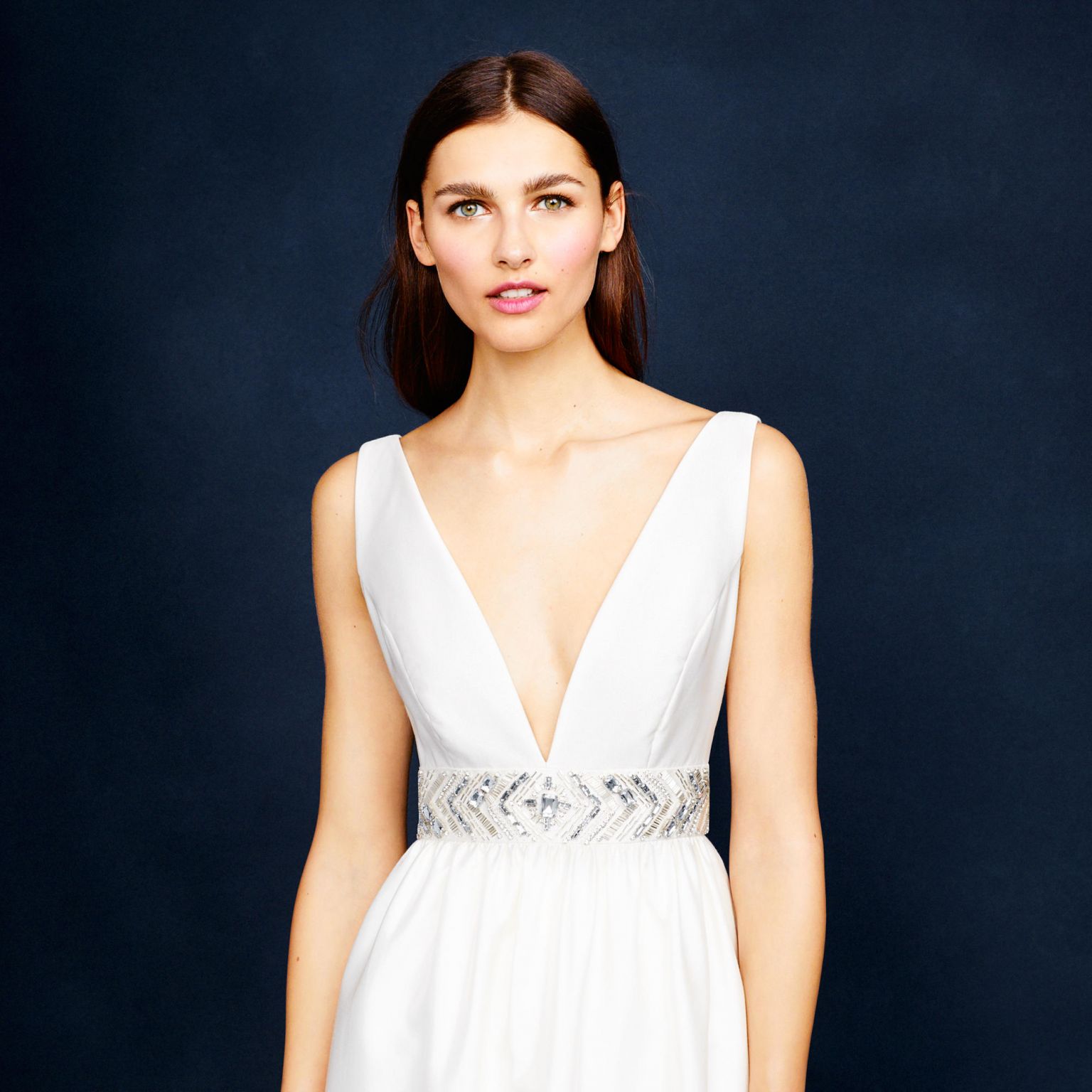 anabella ivory satin lace up maxi dress House of CB