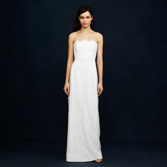 J. Crew Eyelash Lace Gown