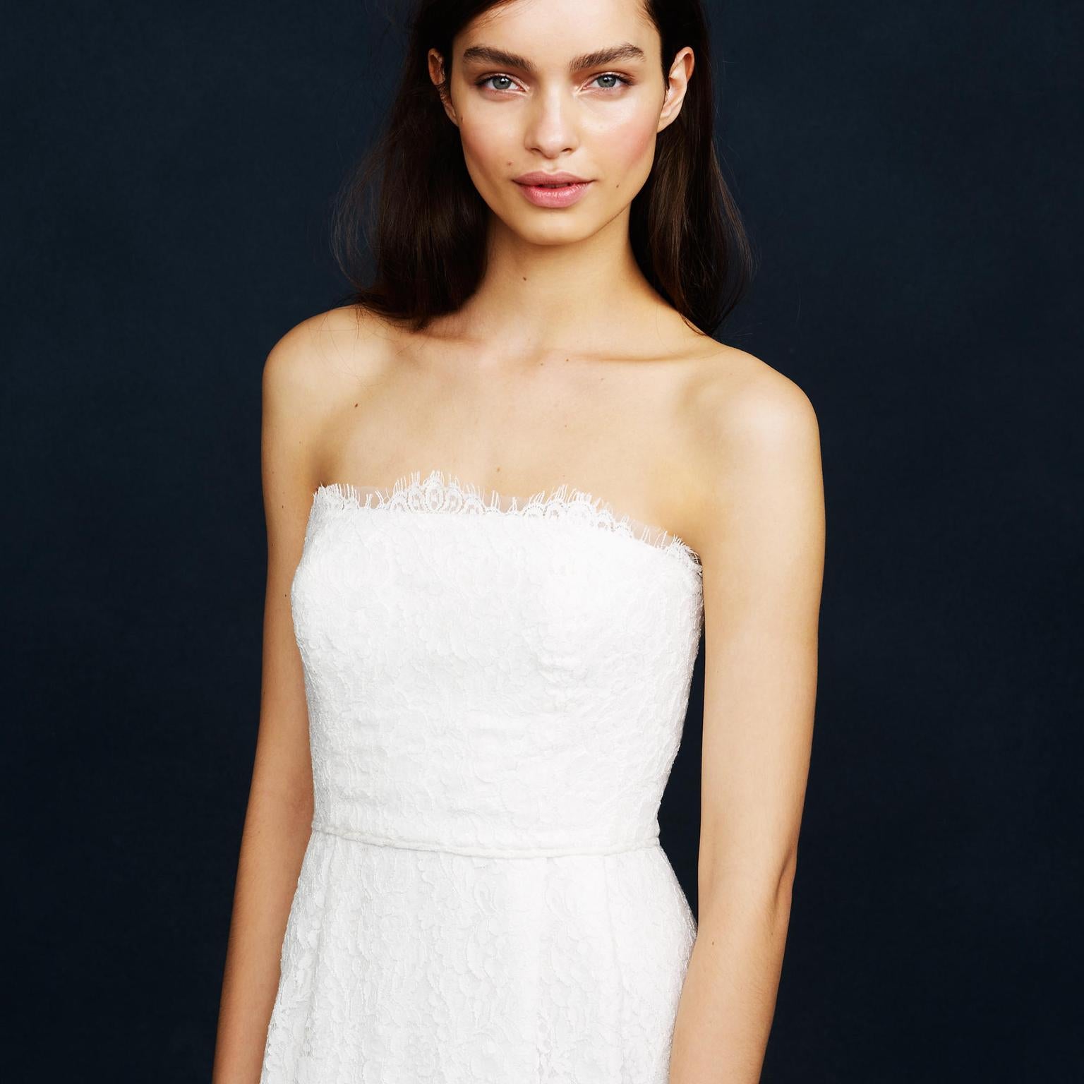 J. Crew Eyelash Lace Gown – Nearly Newlywed