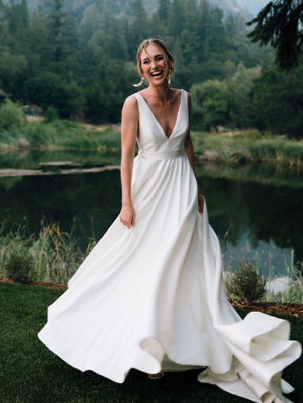 Jenny Yoo Octavia Gown BHLDN – Nearly Newlywed