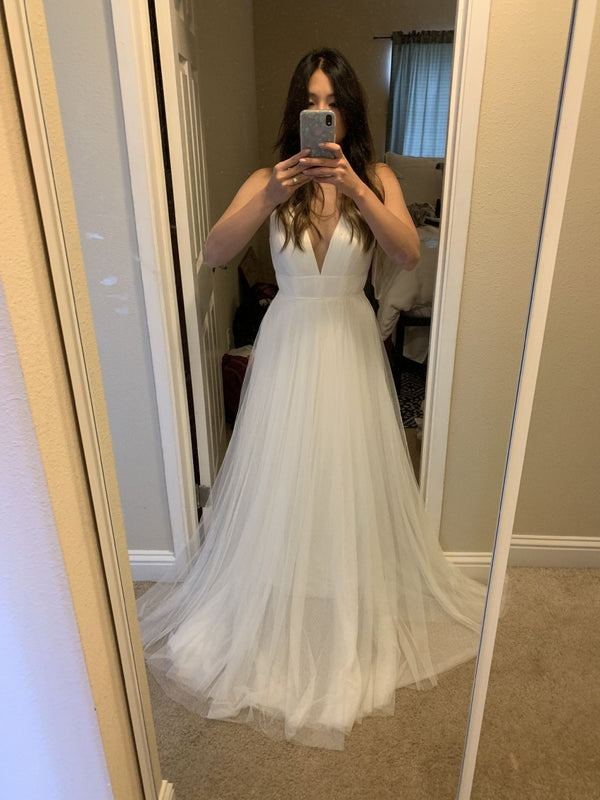 Jenny Yoo Sarita Dress BHLDN – Nearly Newlywed