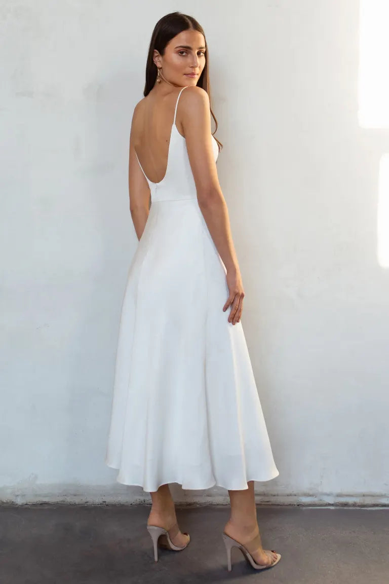 jenny yoo midi dress The Midi White Dress Shop new-in midi styles like Perla, Marcelle, Vienna, and Chloe online now!