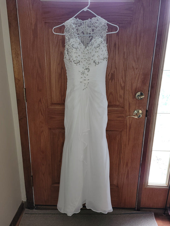 JJ's House Sleeveless A-Line Wedding Dress