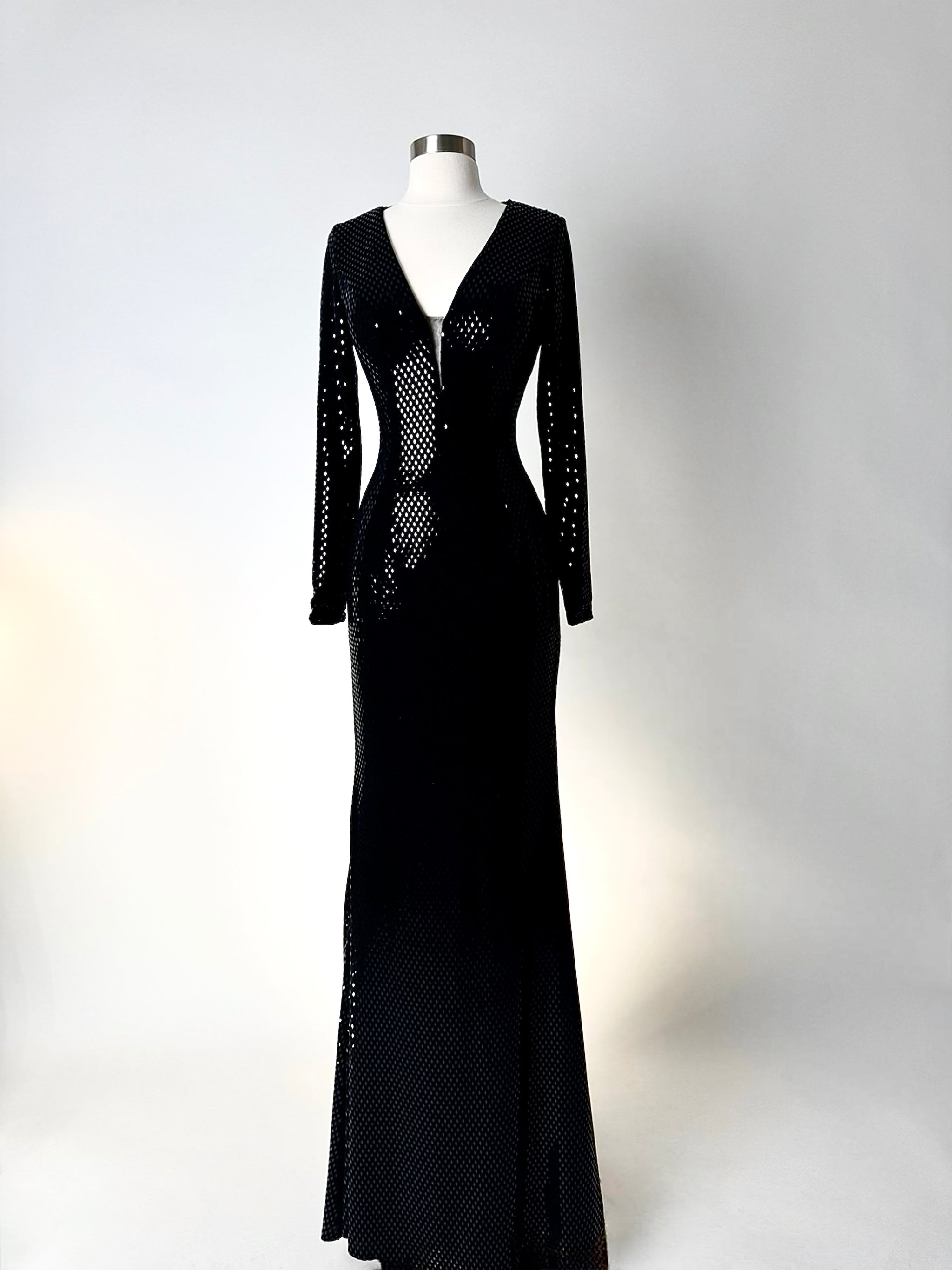 jovani black long sleeve dress Jovani BGA-0003 – Nearly Newlywed