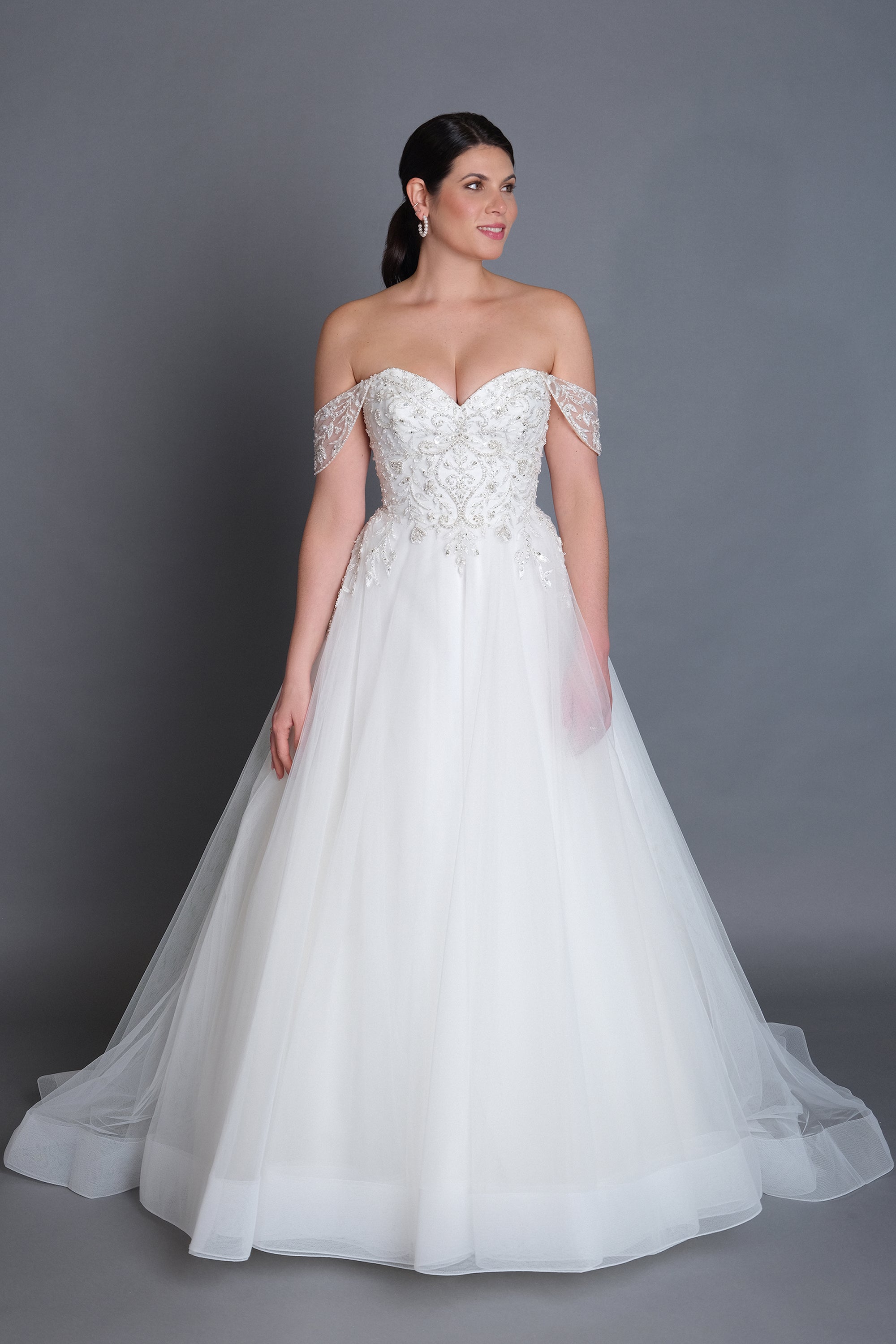 justin alexander off the shoulder dress Justin Alexander 88337 – Nearly Newlywed