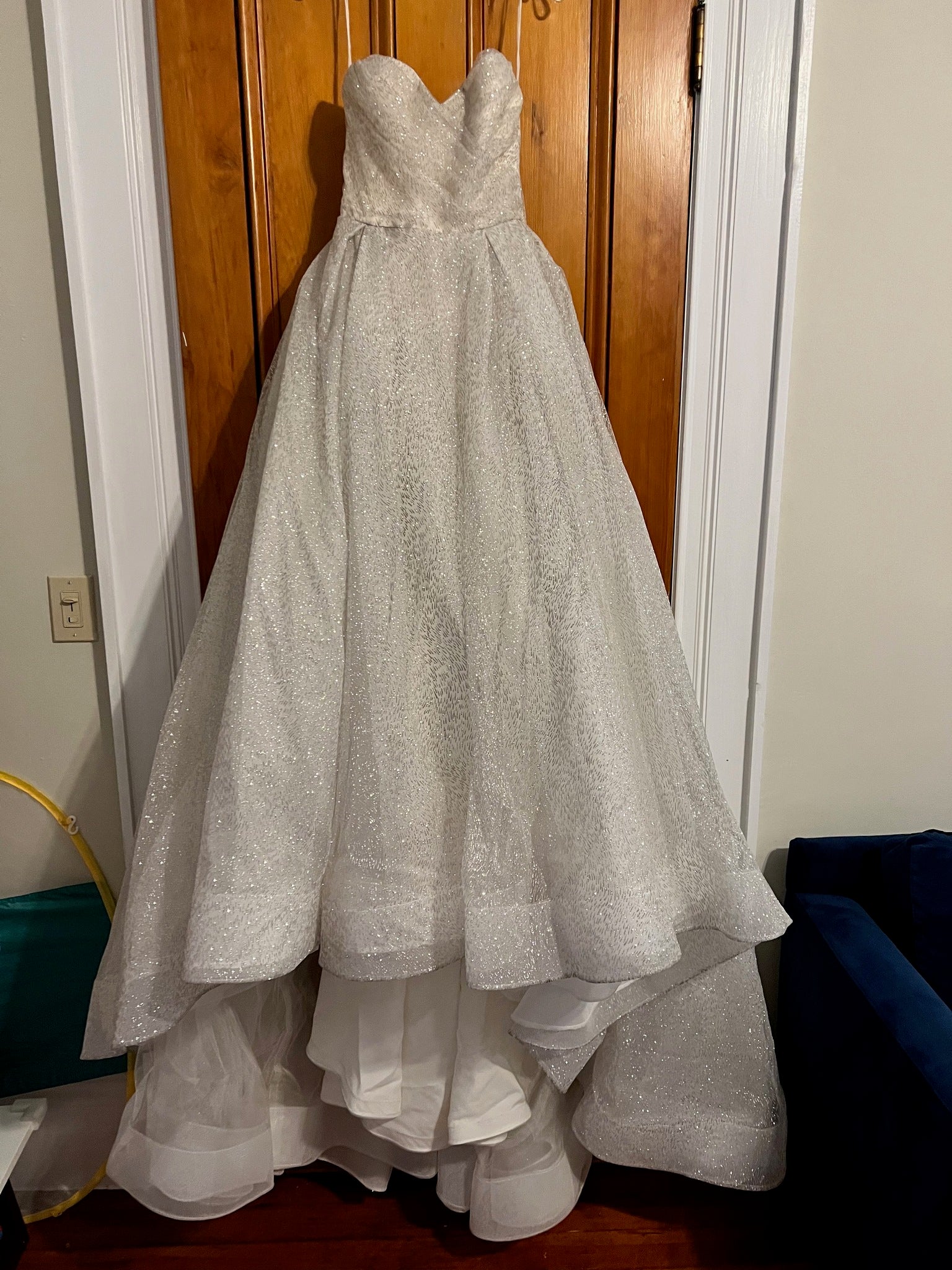 Lazaro 3810 Lazaro Glitter Tulle Ball Gown Lazaro Showing #style3810 During  Our #facebooklive Click The Link