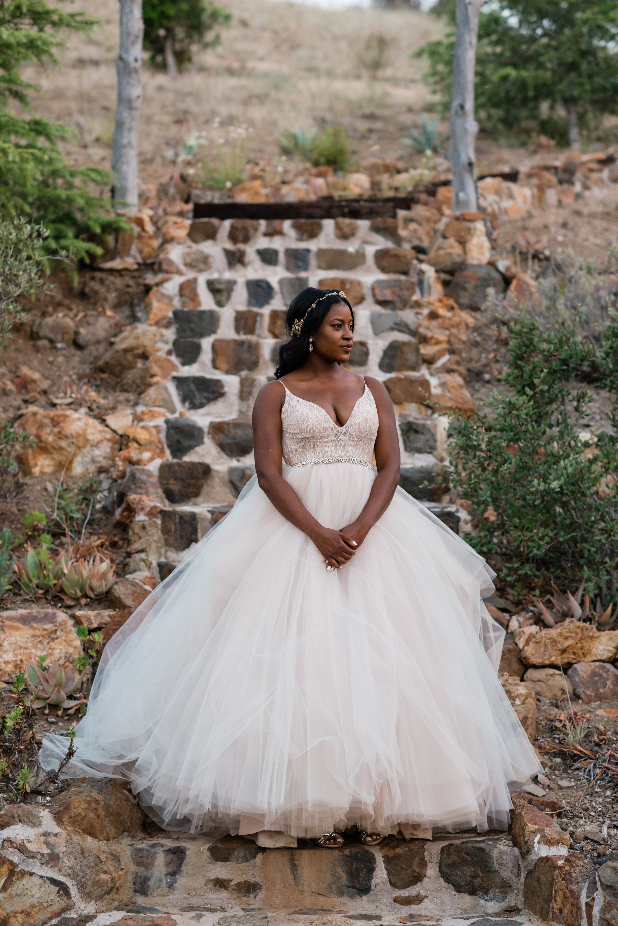 Lazaro Ballerina Tulle – Nearly Newlywed