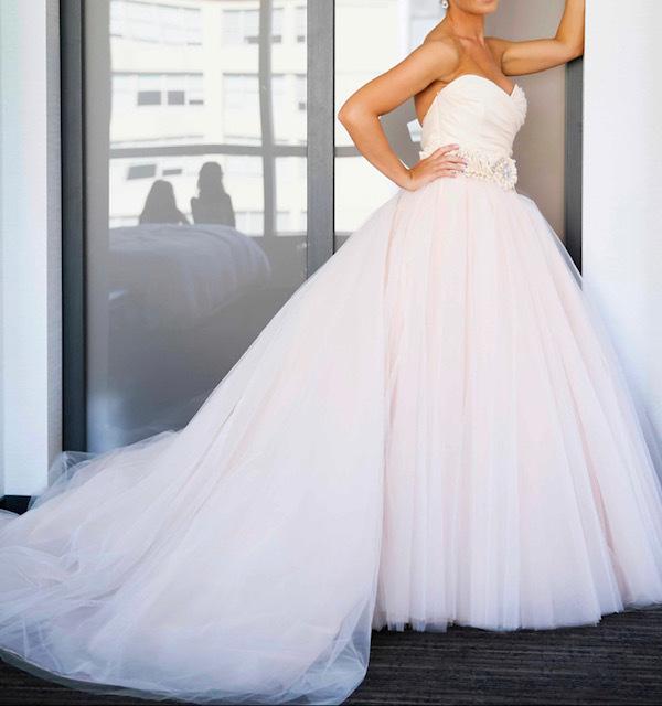 Lazaro sherbet wedding dress hotsell