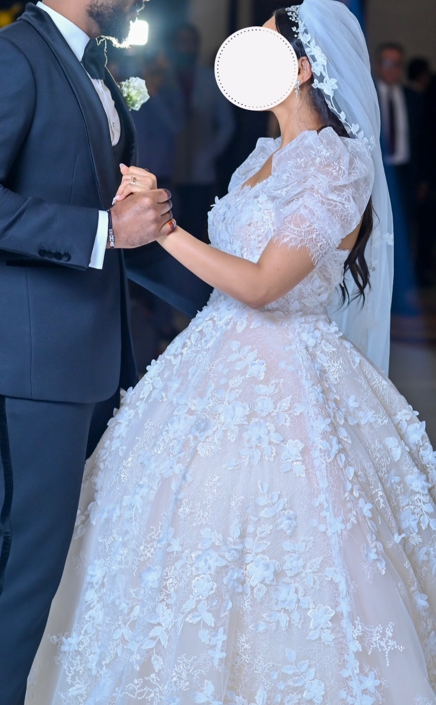 Lazaro Genevieve 32257-GE 3D Ballgown – Nearly Newlywed