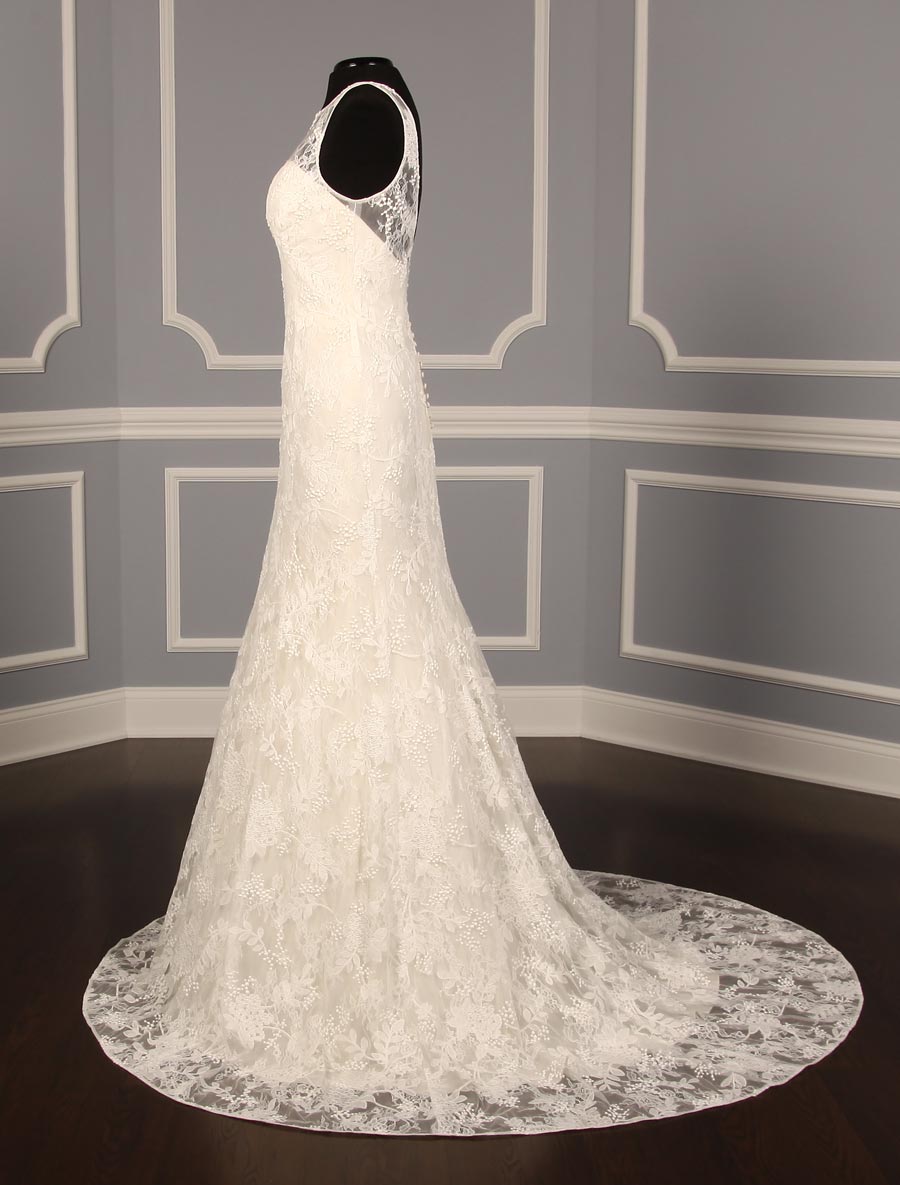 Lela rose white lace dress discount
