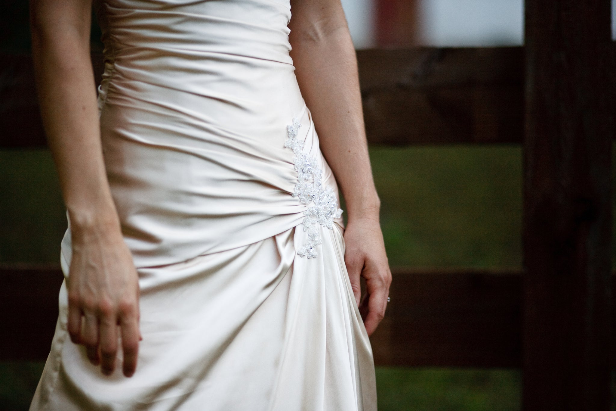 Maggie Sottero Layne in Gold – Nearly Newlywed