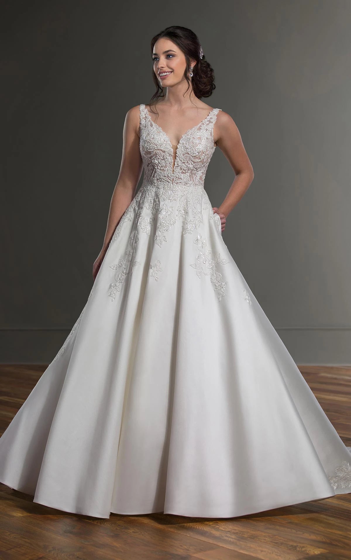Dress Ideas Silver Wedding Dresses 25th Anniversary Martina Liana 1075   Nearly Newlywed