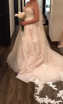 【最終値下げ】bliss monique BL17106 US4サイズ　ドレス 最終値下げ】bliss monique BL17106 US4サイズ ドレス 最終