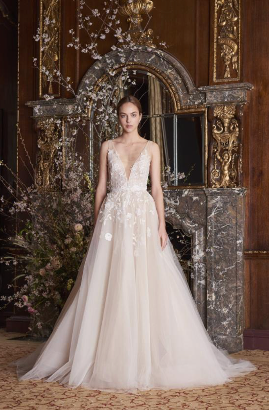 Monique Lhuillier Clementine Nearly Newlywed Monique Lhuillier Clementine Nearly Newlywed