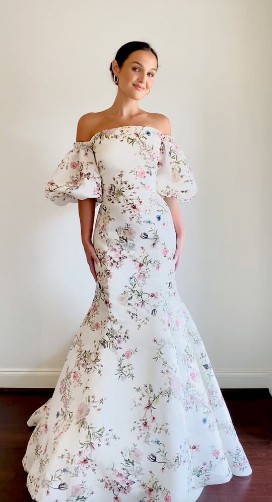 Monique Lhuillier Alice top Amalia skirt