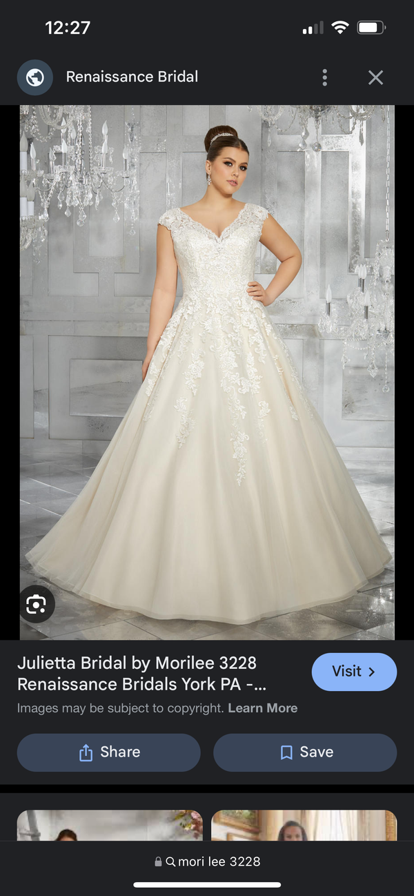 marryページ★同梱2点(差額) The Other White Dress Morilee Wedding Dress Style 12128