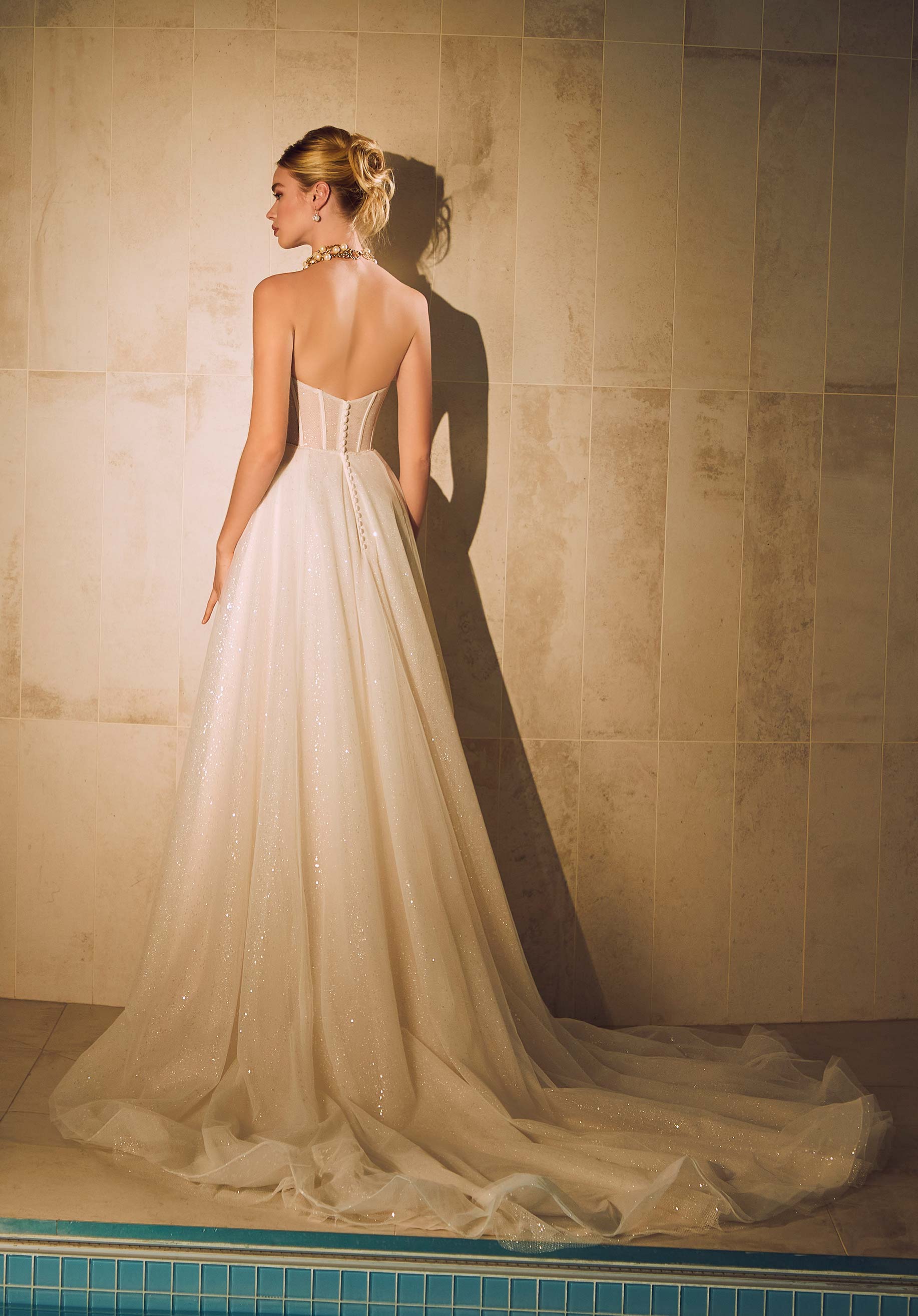 mori lee champagne wedding dress Mori Lee 1083 Guinevere Detachable Sleeves Strapless Wedding Dress