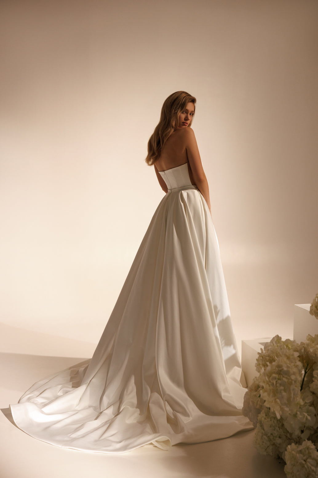 mori lee a line wedding dress toile Wedding Dress