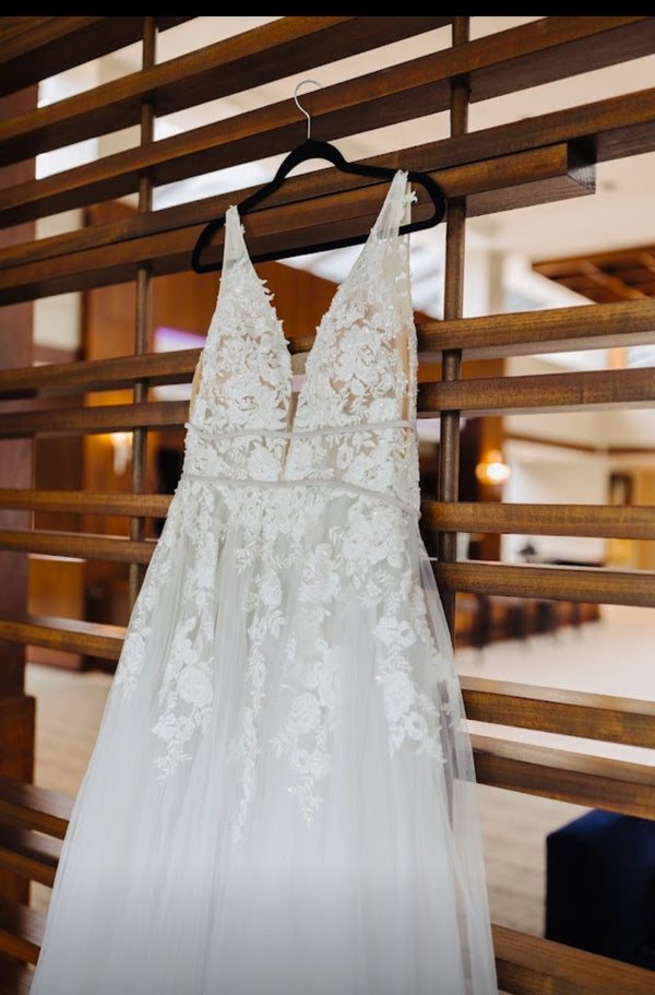 Mori Lee Style 5763- Rosa wedding dress – Nearly Newlywed - Main Image