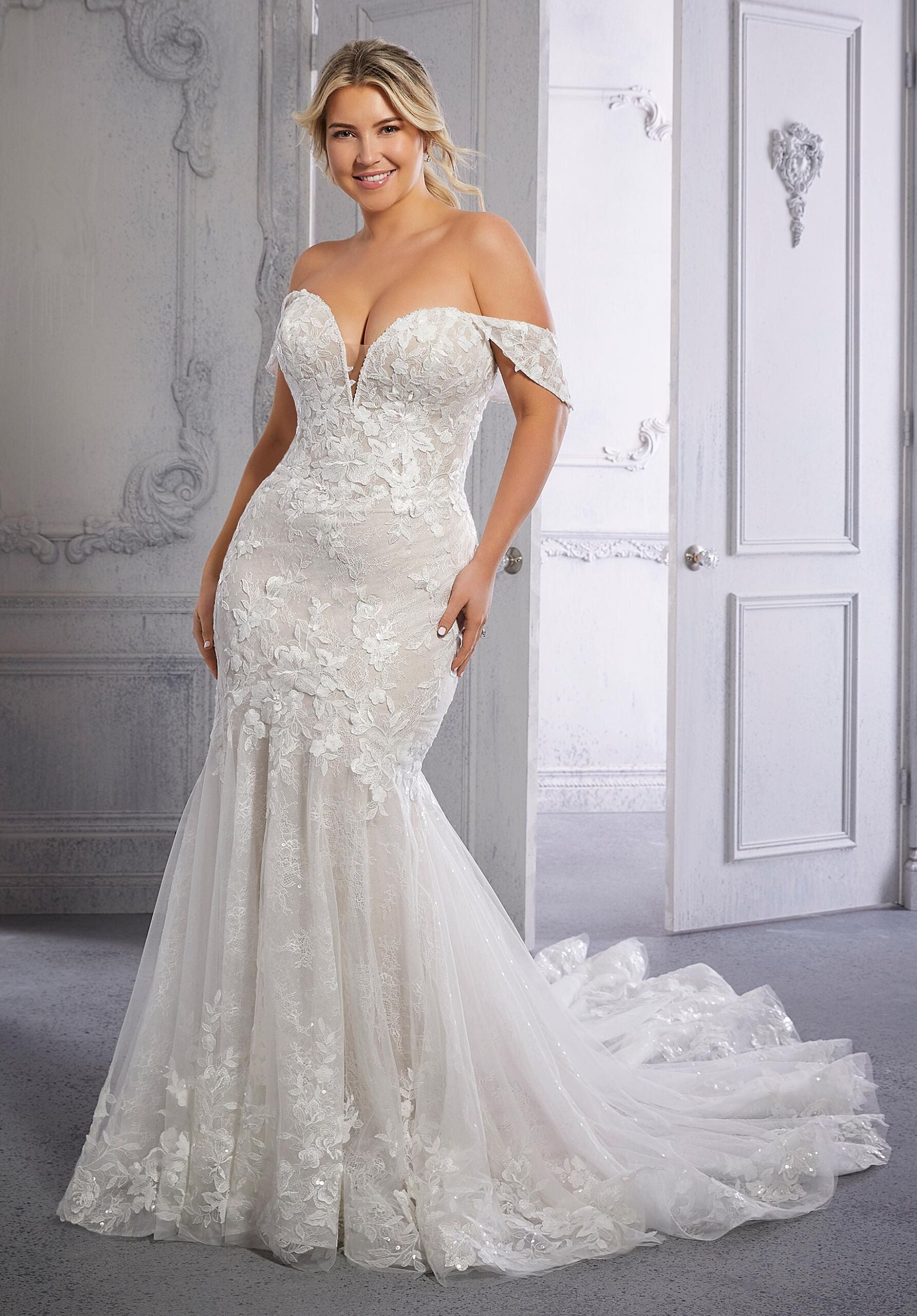 mori lee mermaid wedding dress Mori Lee 3333 Catalina – Nearly Newlywed