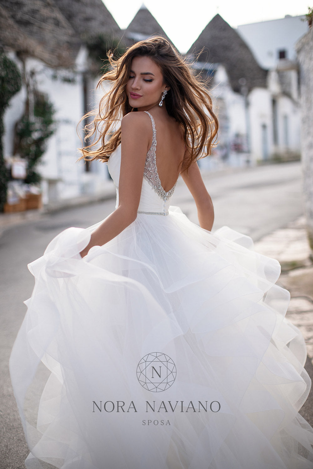 Naviblue fashion wedding dress for