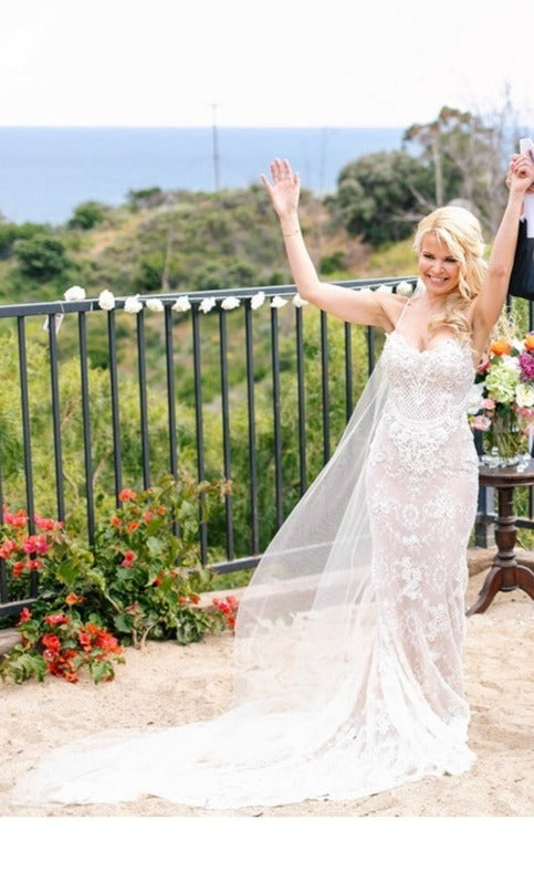 Netta BenShabu Sleeveless Lace Mermaid