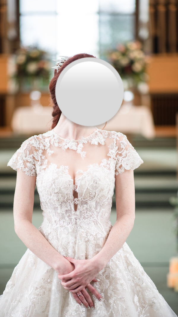 Ball Gown Oleg Cassini Wedding Dresses 2019 Oleg Cassini Rose Gold