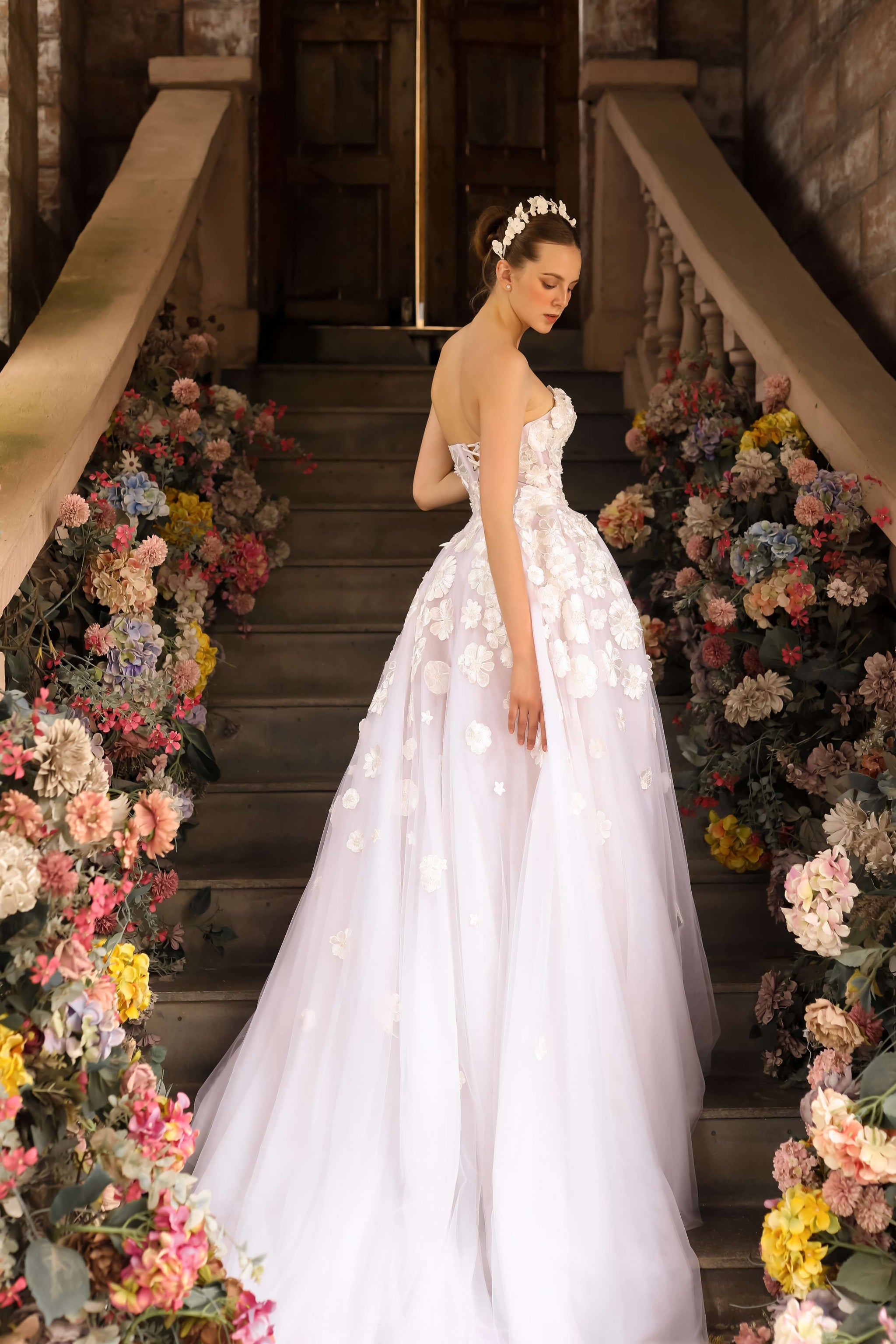 sunflower wedding dress Other – Nearly Newlywed dark green eucalyptus Sunflower Wedding Dress by Lee