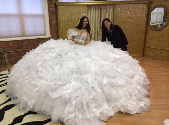 Most expensive gypsy wedding dress hotsell