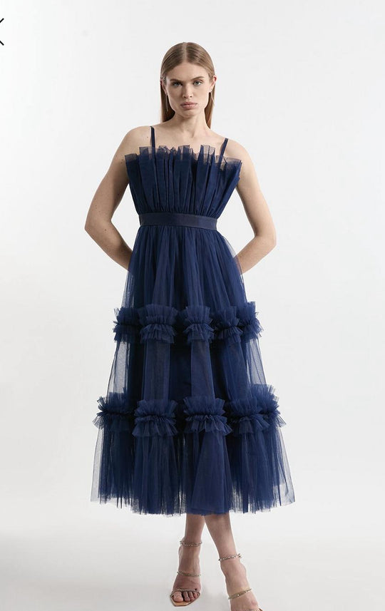 Other Karen Millen-UK tulle bandeau midi