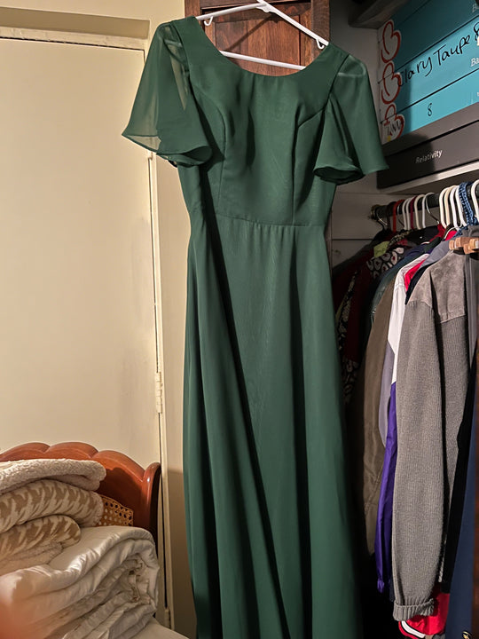 Other Madeline Elegant Scoop Floor Length Bridesmaid Dress